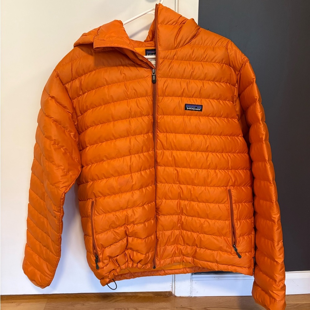 Patagonia Orange Puffer Jacket